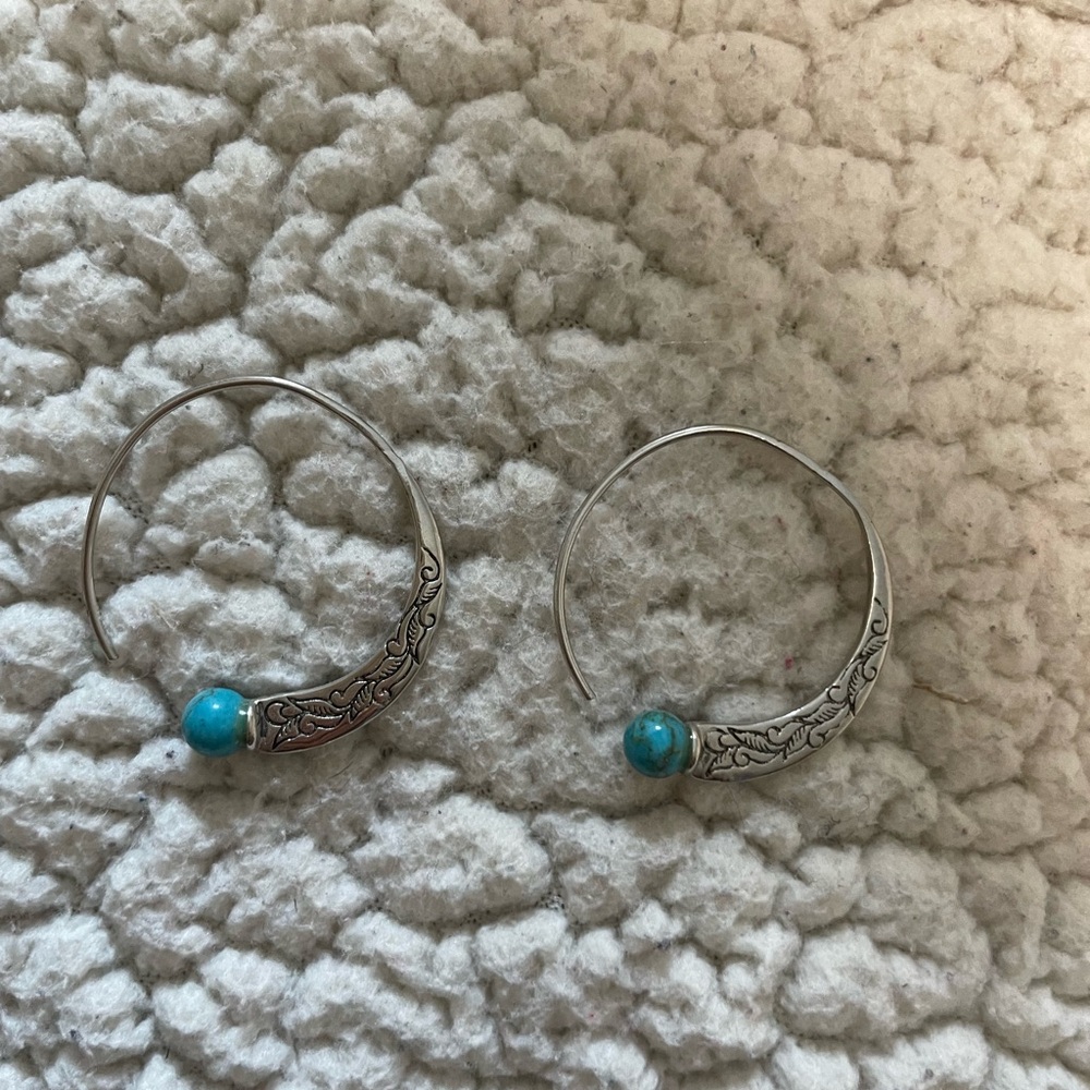 Turquoise Earring Lot - Picture 3 of 4